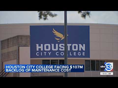 YouTube thumbnail for Houston City College faces 107 million deferred maintenance backlog, new report shows