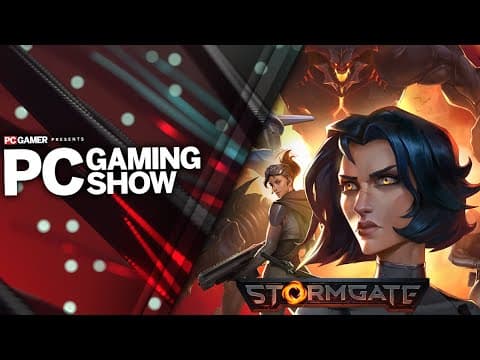 YouTube thumbnail for Stormgate First Gameplay Reveal | PC Gaming Show 2023