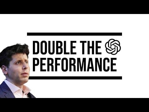 YouTube thumbnail for 'Show Your Working': ChatGPT Performance Doubled (01.06.2023)