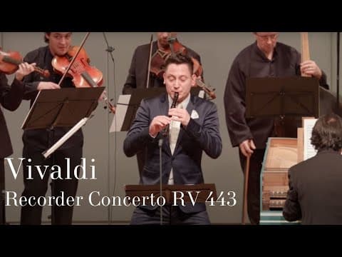 YouTube thumbnail for Antonio Vivaldi: Recorder Concerto RV 443- Maurice Steger, Cappella Gabetta