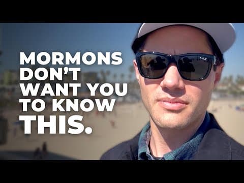 YouTube thumbnail for He Left the Mormon Church, Then Exposed It. (Religion terrifies the shit out of me.)