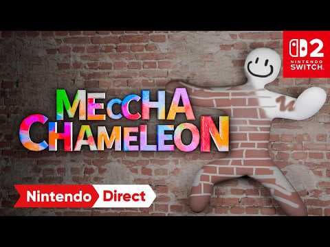YouTube thumbnail for MECCHA CHAMELEON - Nintendo Direct 9.9.2026