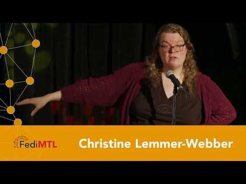 YouTube thumbnail for Christine Lemmer-Webber - Building a Humane Social Internet