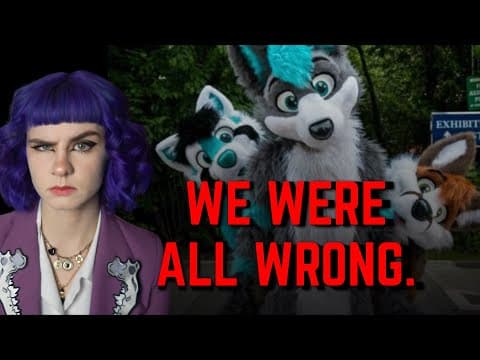 YouTube thumbnail for We Misjudged the Furry Fandom.  Paging /u/Abyssian