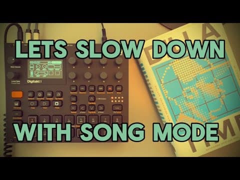 YouTube thumbnail for Slowing the Sequence | Digitakt II in Song Mode