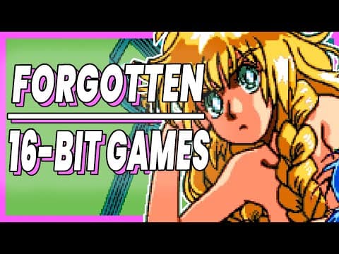 YouTube thumbnail for INCREDIBLE 16-BIT Hidden Gems You Never Played!