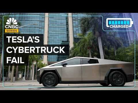 YouTube thumbnail for Why Tesla Cybertrucks Aren't Selling
