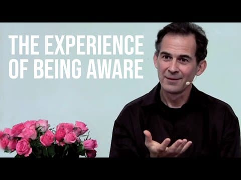 YouTube thumbnail for Become Interested in the Experience of Being Aware (TW: Depression)