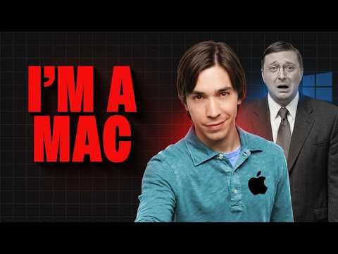 YouTube thumbnail for The Apple Ad That Broke Microsoft [I'm a Mac] [21:29]