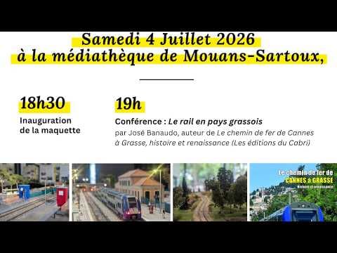 YouTube thumbnail for Le Rail en pays grassois (conférence d’1h24)