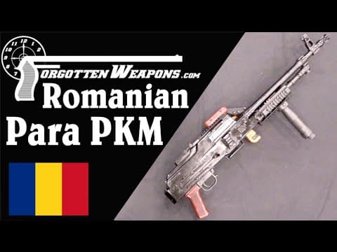 YouTube thumbnail for Experimental Romanian Paratrooper PKM