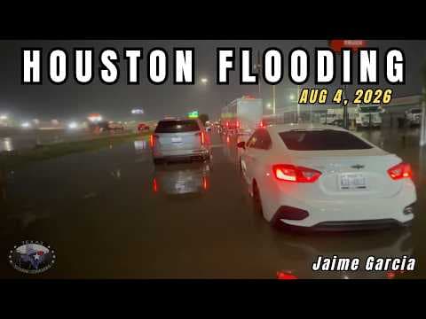 YouTube thumbnail for Flooding on North Houston Highways Leaves Many Cars Stranded