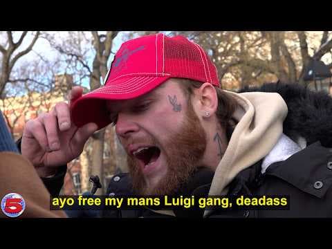 YouTube thumbnail for Free Luigi Rally | Channel 5 News with Andrew Callaghan [20:13]