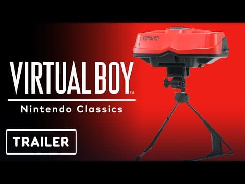 YouTube thumbnail for Virtual Boy: Nintendo Classics - Announcement Trailer