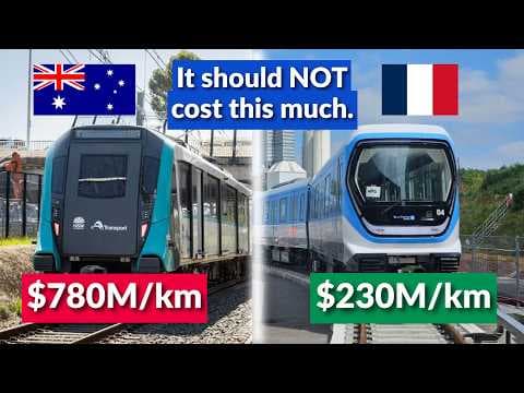 YouTube thumbnail for The English-world is TERRIBLE at building transit. This is why.