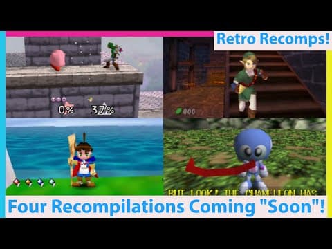 YouTube thumbnail for Four New N64 Recompiled and Ported Games Coming "Soon"!