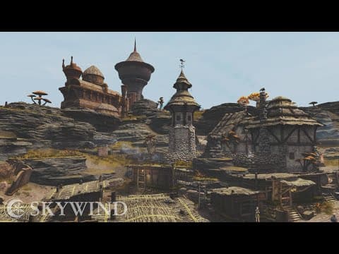YouTube thumbnail for Skywind Ambience series - Dagon Fel [OST]