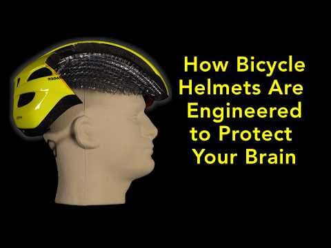 YouTube thumbnail for How Bicycle Helmets Are Engineered to Protect Your Brain