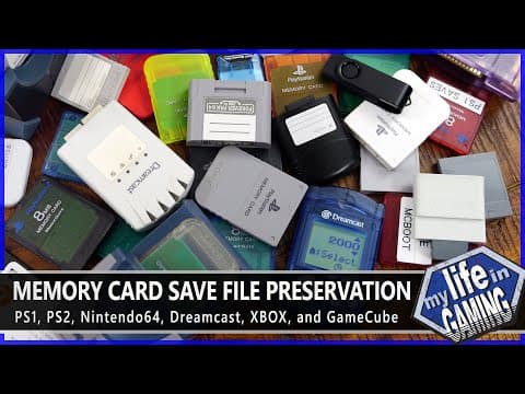 YouTube thumbnail for Memory Card Save File Preservation - PS1, PS2, N64, Dreamcast, Xbox, & GameCube