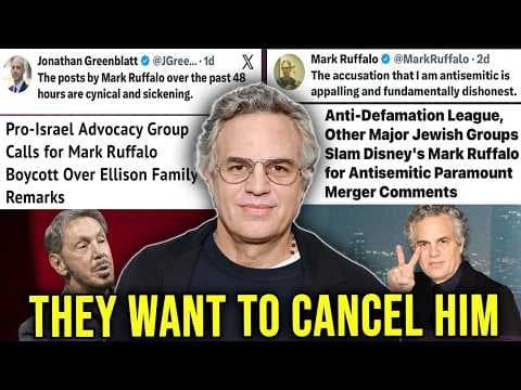 YouTube thumbnail for Video - The INSANE Cancellation of Mark Ruffalo