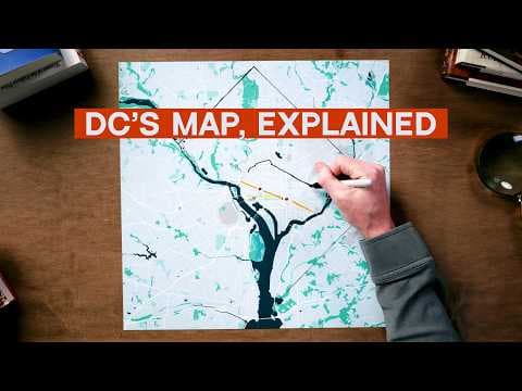 YouTube thumbnail for Daniel Steiner:DC's History explained through its map [28:32]
