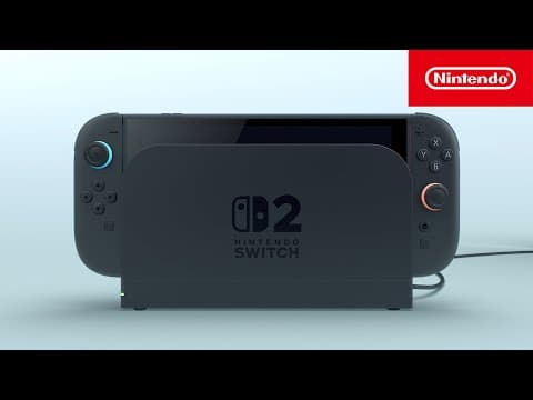 YouTube thumbnail for Nintendo Switch 2 first look