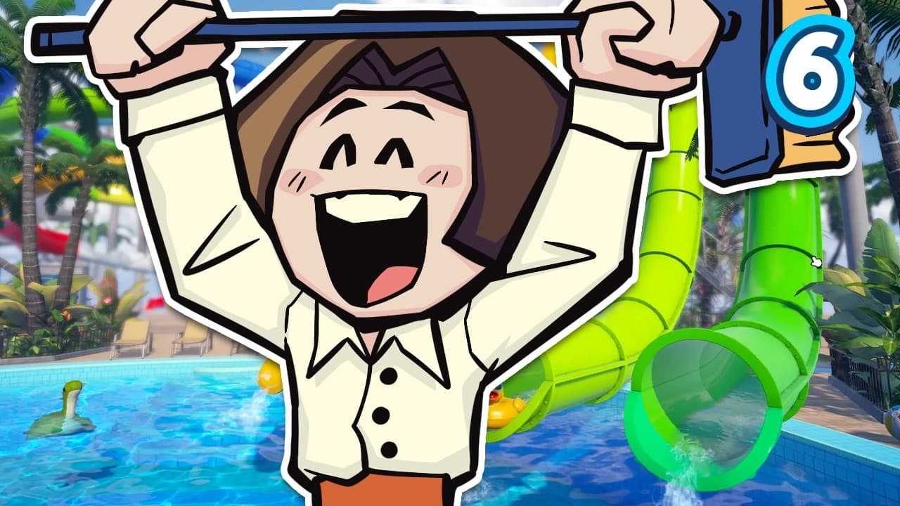 YouTube thumbnail for gaskeep gatelight pool boss | Waterpark Simulator [6]