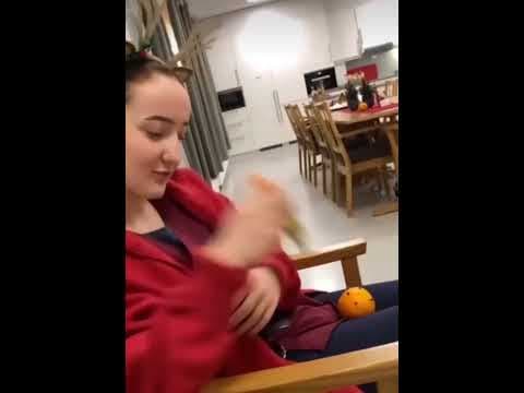YouTube thumbnail for sticking an orange with an epipen