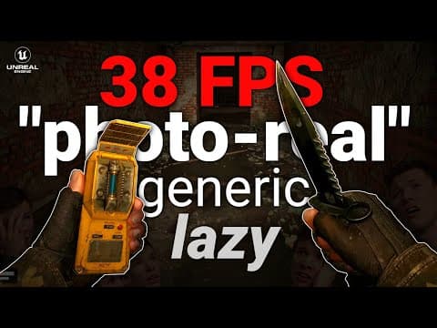 YouTube thumbnail for Unreal Engine 5 is Killing Games