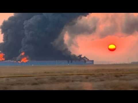 YouTube thumbnail for Two Ozon Warehouses Destroyed & One Damaged in One Night! Dagestan, Krasnodar & Enem | Suchomimus