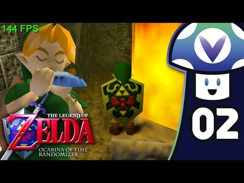 YouTube thumbnail for [Full Sauce] Vinny - Zelda Ocarina of Time Randomized - Triforce Hunt (PART 2)
