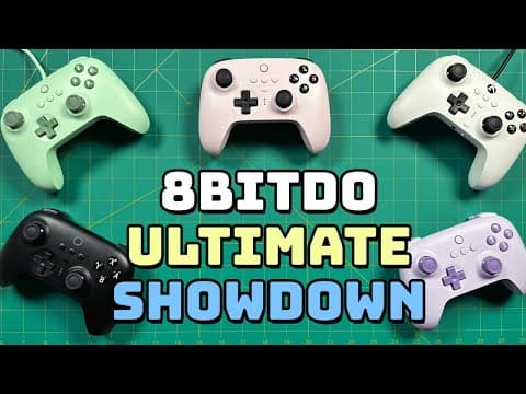 YouTube thumbnail for The "Ultimate" 8BitDo Controller Comparison