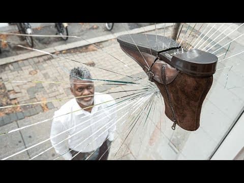 YouTube thumbnail for This man turned vandalism into art