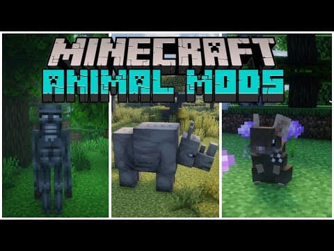 YouTube thumbnail for This friday i showcase my top 5 animal mods :)