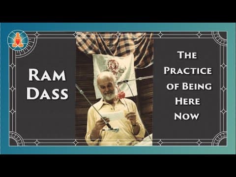 YouTube thumbnail for Ram Dass - ‘Listening Heart' (1989)