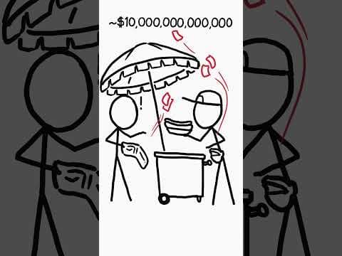 YouTube thumbnail for What if you had literally had all of the world's money?