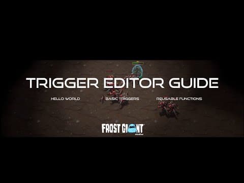 YouTube thumbnail for Stormgate Map Editor Alpha Tutorial Guide: Introduction to the Trigger Editor