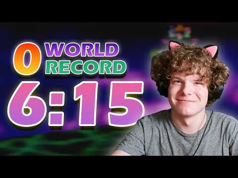 YouTube thumbnail for [WR] Super Mario 64 0 star in 6:15.108 by greensuigi
