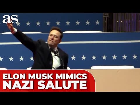 YouTube thumbnail for 20 jan. 2025 - Investiture de Trump : double salut nazi d'Elon Musk...