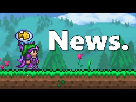YouTube thumbnail for Terraria 1.4.5 is amazing.