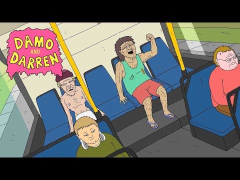 YouTube thumbnail for Damo and Darren 6 - "The Bus"