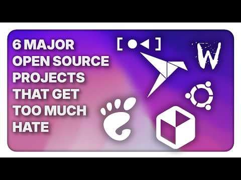 YouTube thumbnail for These Projects Get a Lot More Criticism Than They Deserve | The Linux Experiment
