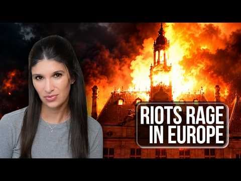 YouTube thumbnail for Europe BURNS as Riots SPREAD + U.S. RESUMES Support for Kiev
