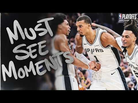 YouTube thumbnail for The Most ELECTRIC Spurs Plays of the Postseason 🤯