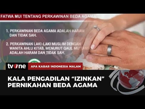 YouTube thumbnail for Kala Pengadilan "Izinkan" Pernikahan Beda Agama | AKIM tvOne