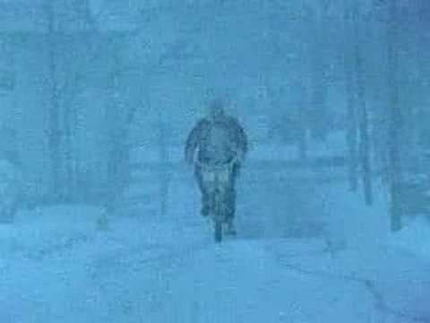YouTube thumbnail for Remember the High Life commercial about biking in the snow?