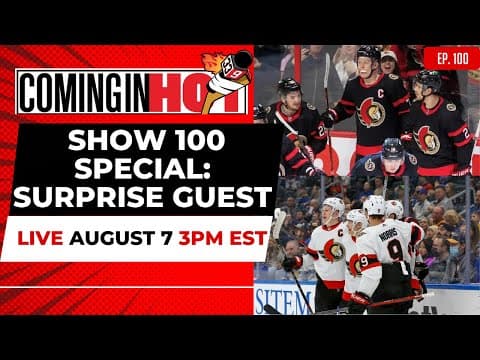 YouTube thumbnail for Show 100 Special : Josh Norris | Coming in Hot with Wallace, York and Ryan