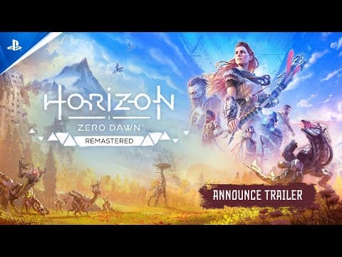 YouTube thumbnail for Horizon Zero Dawn Remastered - Announce Trailer | PS5 & PC Games