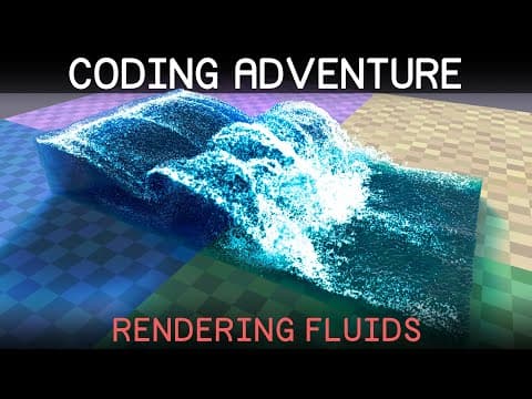YouTube thumbnail for Coding Adventure: Rendering Fluids