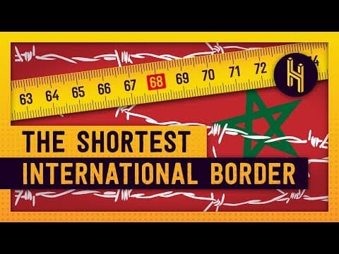 YouTube thumbnail for What's the Shortest International Border in the World? [5:00]